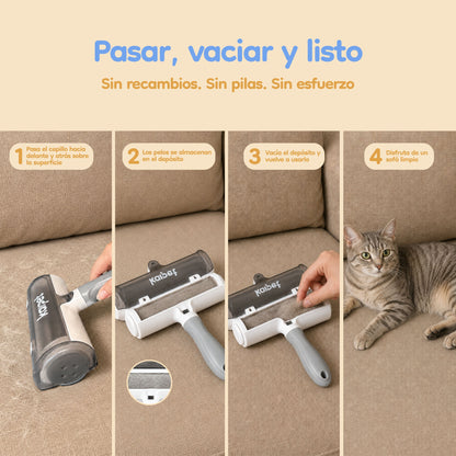 Quitapelos para Mascotas Reutilizable | Elimina Pelos de Sofá, Ropa y Cama