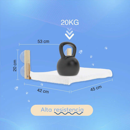 Hamaca para Gato de Ventana - Gris