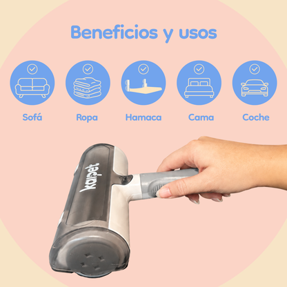 Quitapelos para Mascotas Reutilizable | Elimina Pelos de Sofá, Ropa y Cama