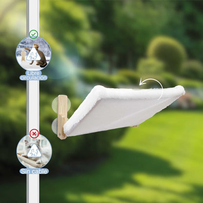 Hamaca para Gato de Ventana - Gris